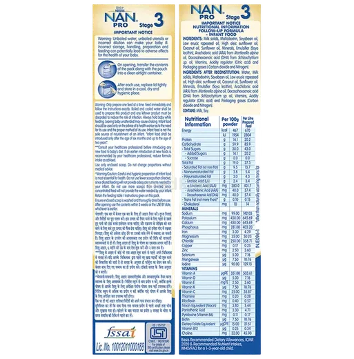 nan pro stage 3 follow-up formula powder 400 gm